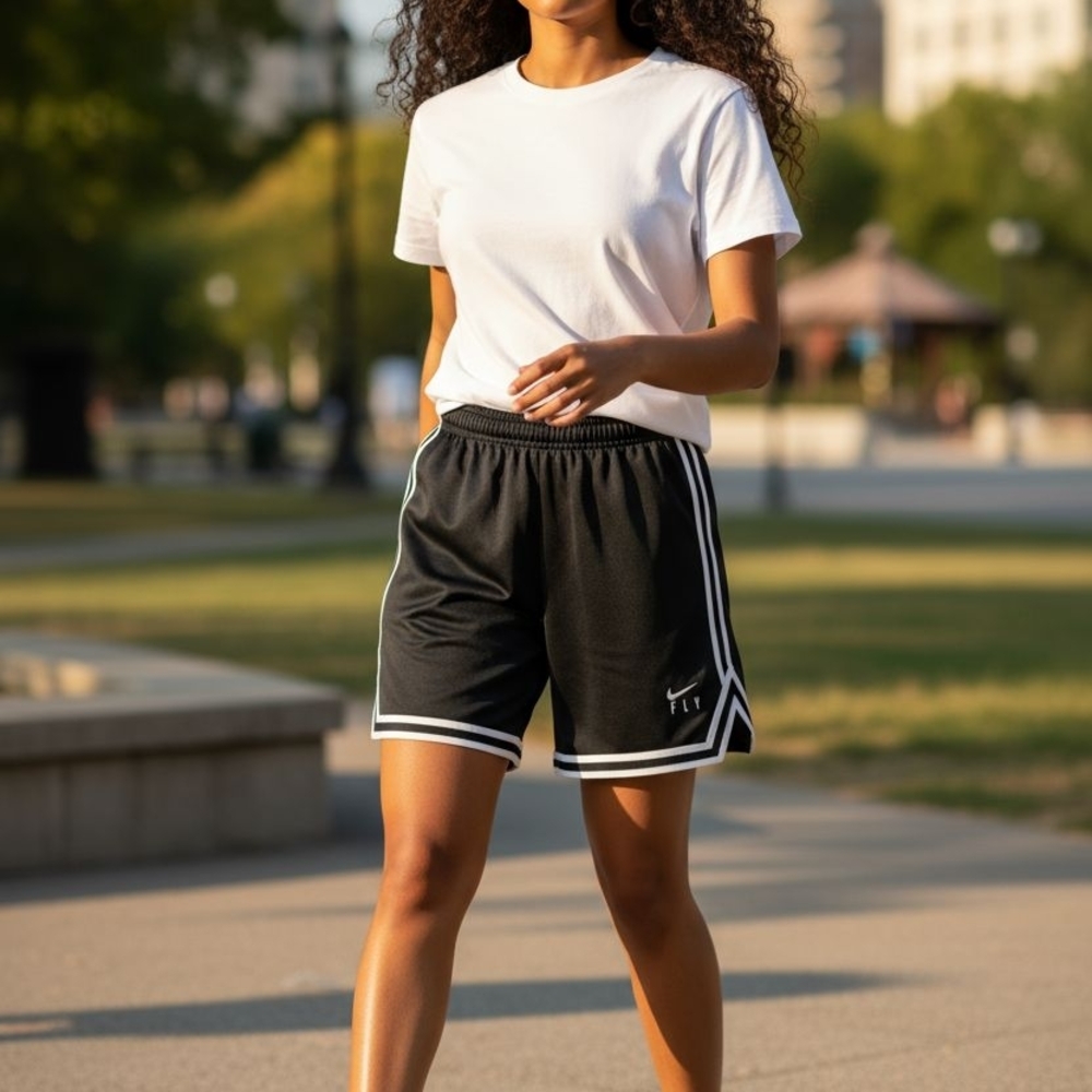 Women's Black Nike Athletic Shorts